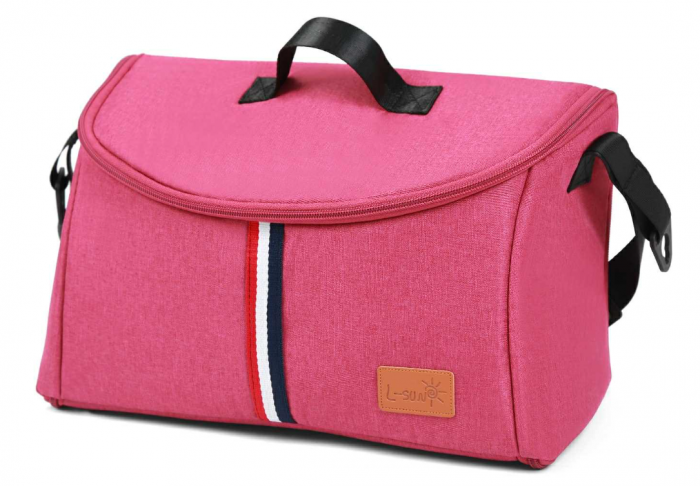 Carucior 2 in 1, Suspensie dubla pe roata, Geanta inclusa, strangere compacta, Maner reversibil [7]