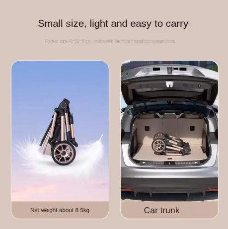 Carucior copii, 0-36 luni, Cu suspensii, Landou reversibil, Pozitie de somn si sezut, Roata cauciuc [2]