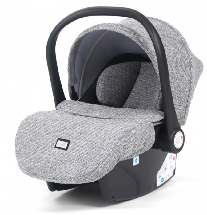 Carucior 3 in 1, 0-36 luni, Colectia Fizio-Lux G9, Piese distincte, Cu Suspensii, Landou reversibil, Husa de ploaie si insecte, Geanta de scutece, Manusi de protectie, Gri [4]