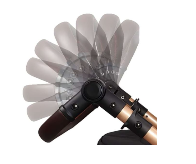 Carucior 3 in 1, Cu landou Reversibil, copertina extensibila, geanta pentru scutece, Belecoo, Cu scoica auto [4]