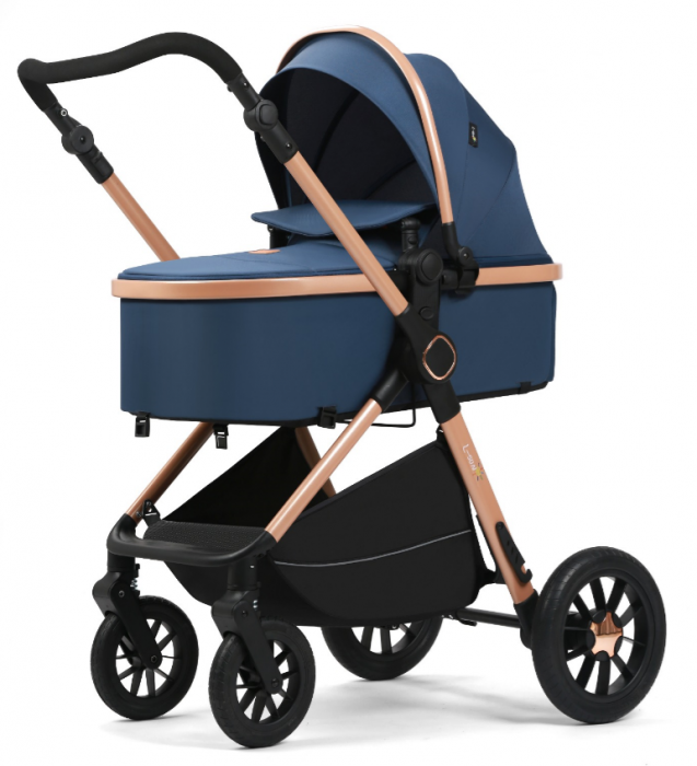 Carucior, 3 in 1, cu suspensii duble si landou reversibil, Element sustinere dublu, 0 luni - 3 ani, Original L-Sun [7]