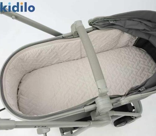 Carucior, 3 in 1, cu suspensii duble si landou reversibil, Element sustinere dublu, Maner reversibil, Kidilo [2]