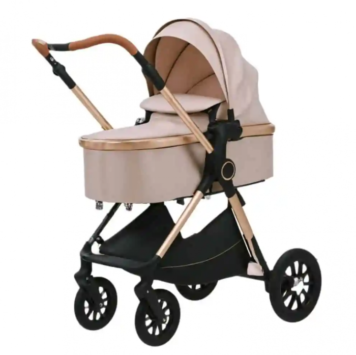 Carucior, 3 in 1, cu suspensii duble si landou reversibil, Element sustinere dublu, 0 luni - 3 ani, Original L-Sun [3]