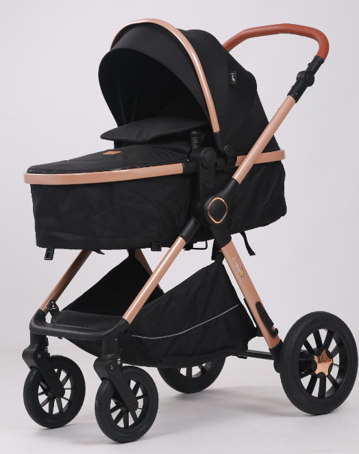 Carucior, 3 in 1, cu suspensii duble si landou reversibil, Element sustinere dublu, 0 luni - 3 ani, Original L-Sun [4]