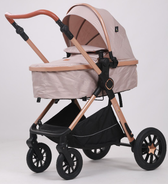 Carucior, 3 in 1, cu suspensii duble si landou reversibil, Element sustinere dublu, 0 luni - 3 ani, Original L-Sun [2]