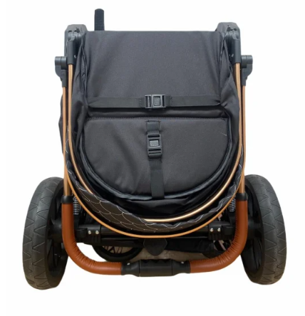 Carucior 3 in 1, Geanta de scutece, cu suspensie, Bubu-Still Sun-gri [5]