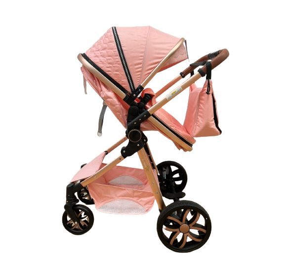 Carucior 3 in 1, Geanta de scutece, cu suspensie, Bubu-Still Sun-gri [2]