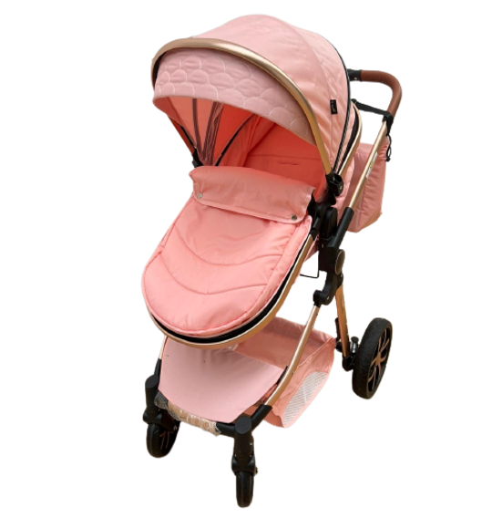 Carucior 3 in 1, Geanta de scutece, cu suspensie, Bubu-Still Sun-gri [4]