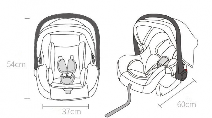 Carucior 3 in 1, Geanta de scutece, Suspensie dinamica pe roata si cadru, albastru gradient [8]