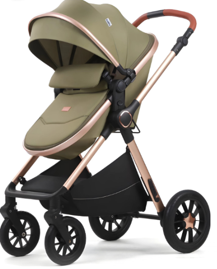 Carucior, 3 in 1, Geanta de scutece, Suspensie interioara, Original Kidilo, Roata din cauciuc siliconat [3]