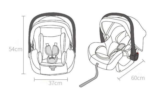 Carucior 3 in 1, Kidilo, cu suspensii, Geanta termica pentru accesorii si salteluta, Negru, Landou reversibil, Cadru aluminiu, A10 [10]