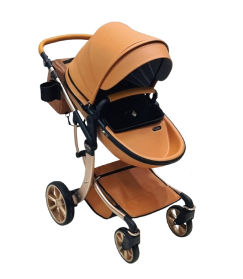 Carucior 3 in 1, Geanta de scutece, Suspensie pe roata si cadru, Bubu-Still Kidilo, Bej [3]