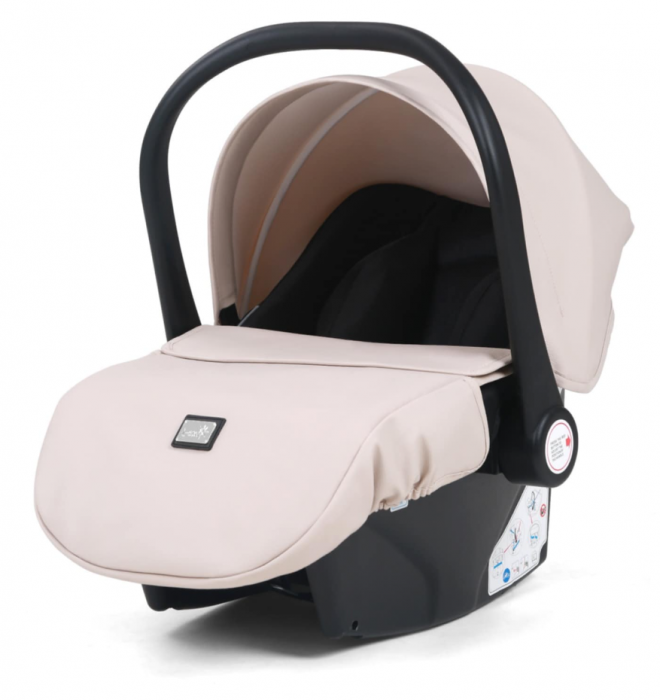 Carucior 3 in 1, 0-36 luni, Colectia Fizio-Lux G8, Piese distincte, Cu Suspensii, Landou reversibil, Husa de ploaie si insecte, Geanta de scutece, Manusi de protectie, Eco-piele, Bej unt [4]