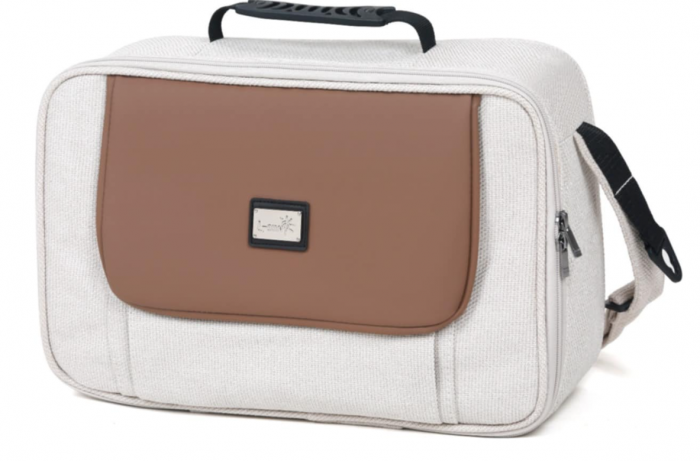 Carucior 3 in 1, 0-36 luni, ColectiaFizio-Lux G9, Piese distincte, Cu Suspensii, Landou reversibil, Husa de ploaie si insecte, Geanta de scutece, Manusi de protectie, Alb [5]