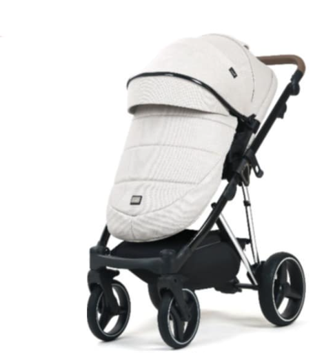 Carucior 3 in 1, 0-36 luni, ColectiaFizio-Lux G9, Piese distincte, Cu Suspensii, Landou reversibil, Husa de ploaie si insecte, Geanta de scutece, Manusi de protectie, Alb [3]