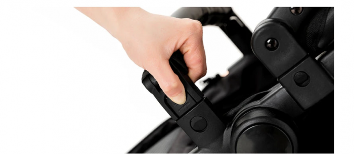 Carucior 3 in 1, Geanta de scutece, Suspensie pe roata si cadru, Bubu-Still, Sun-NEGRU [16]