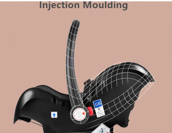 Carucior 3 in 1, Kidilo, cu suspensii, Geanta termica pentru accesorii si salteluta, Landou reversibil, Cadru aluminiu, A10 [9]