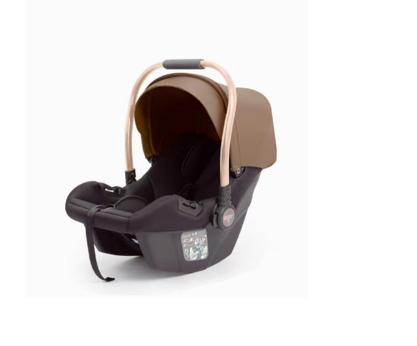 Carucior 3 in 1, Kidilo, cu suspensii, Lux, Geanta termica pentru accesorii si salteluta, Reversibil, Cadru aluminiu, Maro [5]