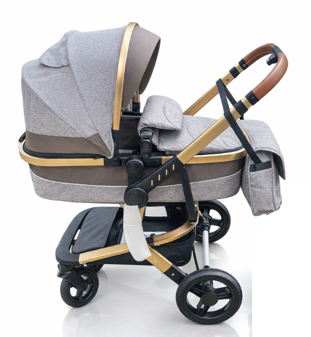 Carucior 3 in 1, Modul sport transformabil din landou plus scoica, Plasa de insecte si geanta de scutece, COD 517 [5]