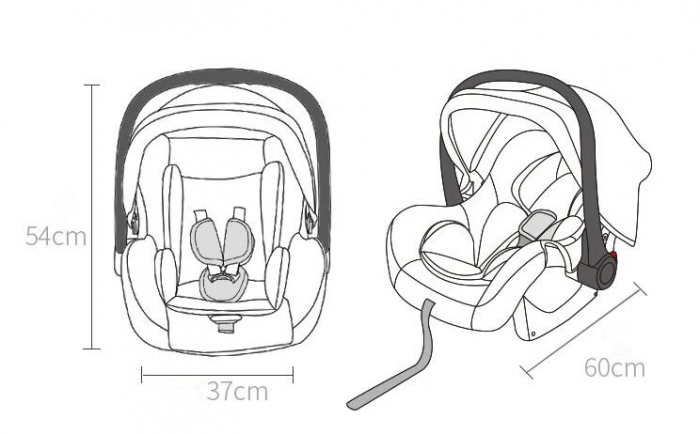 Carucior 3 in 1, Suspensie dubla pe roata, Geanta inclusa, strangere compacta, Belecoo, bej uni [10]