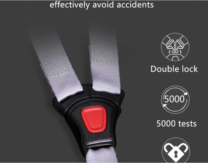 Carucior 3 in 1, Suspensie dubla pe roata, Geanta inclusa, strangere compacta, Belecoo, bej uni [9]