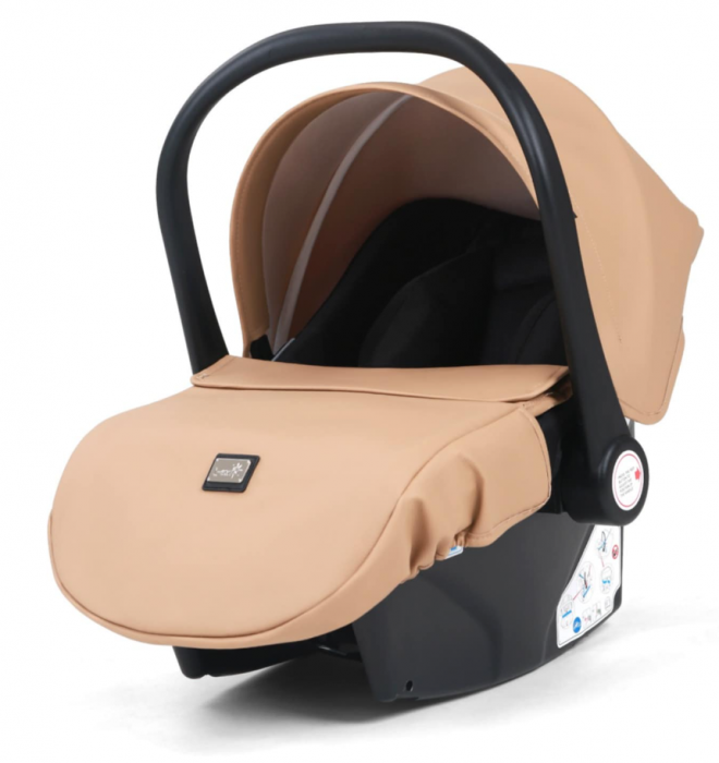 Carucior 3 in 1, Geanta de scutece, Suspensie pe roata, landou reversibil, Bubu-Still, Sun-Gri sidef [4]