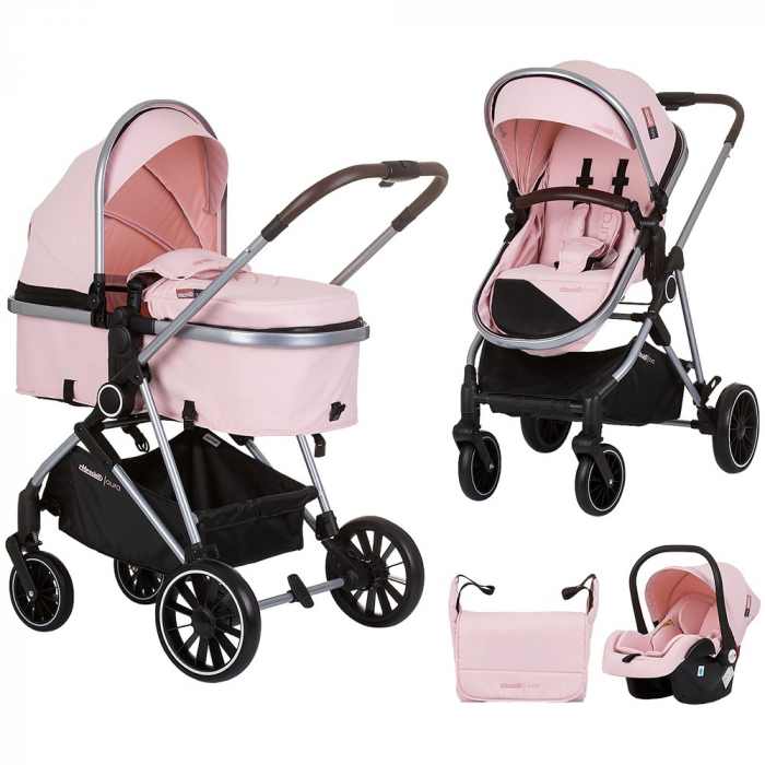 Carucior Chipolino Aura 3 in 1 flamingo [1]
