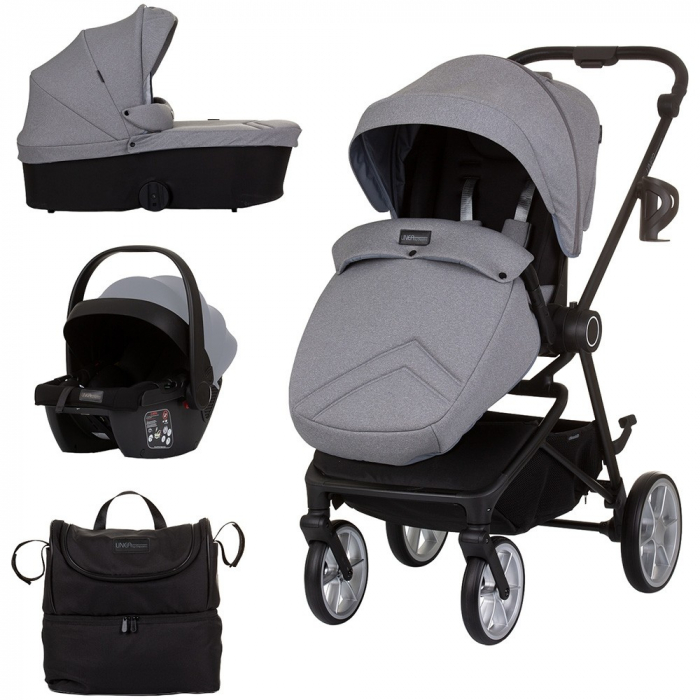 Carucior Chipolino Linea 3 in 1 ash grey [1]