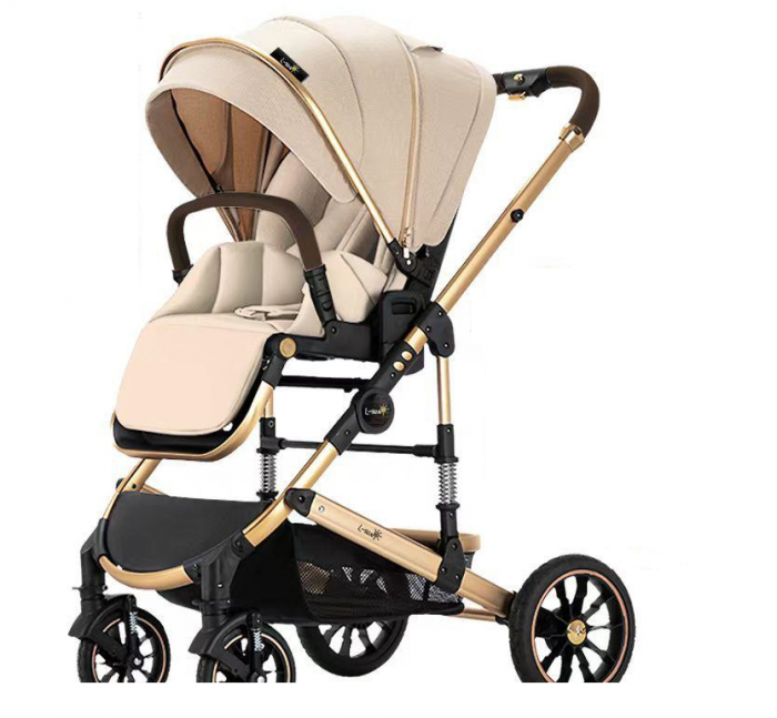 Carucior copii, 0-36 luni, Cu suspensii, Landou reversibil, Pozitie de somn si sezut, Roata cauciuc [3]