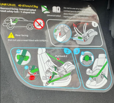 Carucior copii, 0-36 luni, Cu suspensii, Maner reversibil, Pozitie de somn si sezut, Roata cauciuc, Cu scoica auto, Bej [11]