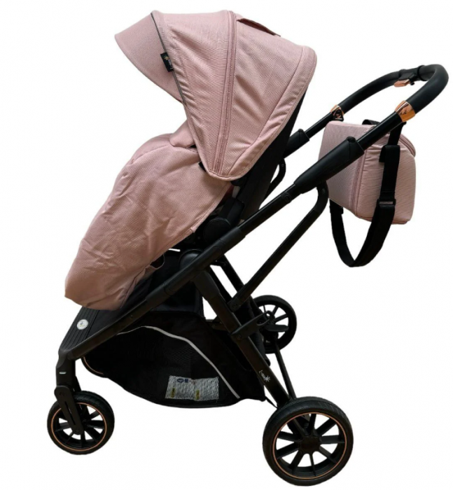 Carucior copii, 0-36 luni, sarcina maxima 22 kg, Landou reversibil, Colectie Lux, Geanta de scutece [12]