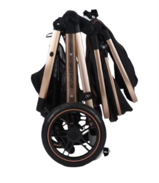 Carucior copii, 2 in 1, multifunctional, Pliere compacta tip carte, suspensie la roti [5]