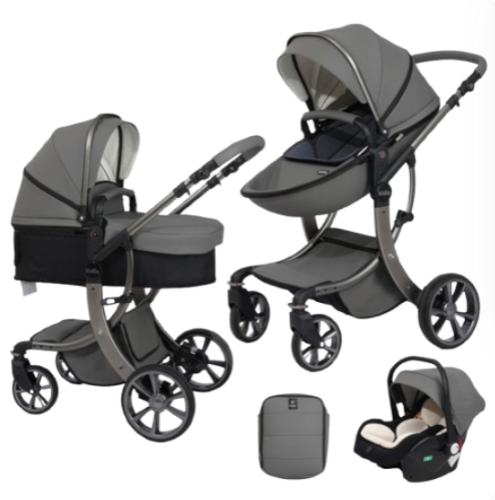 Carucior copii, 3 in 1, colectia Lux, suspensii duble si accesorii incluse [1]