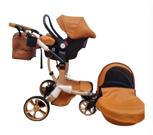 Carucior copii, 3 in 1, colectia Lux, suspensii duble si accesorii incluse [6]