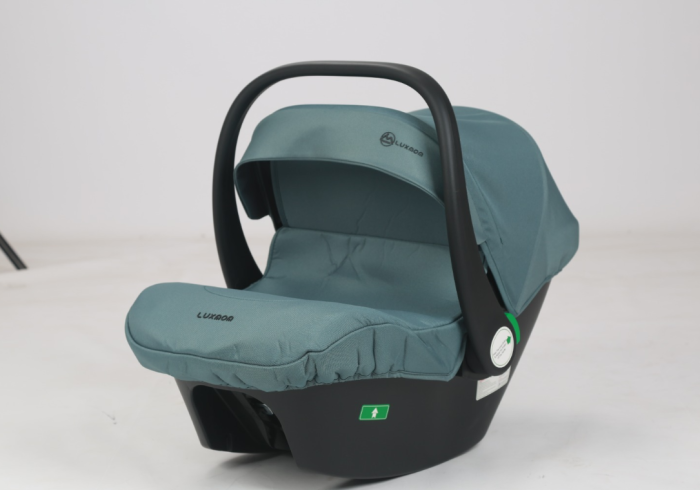 Cărucior copii, 3 în 1, Luxmom, Dublu reversibil, saltea inclusa, Geanta inclusa, Manusi de iarna, Roti antieroziune off-road, Husa de ploaie si insecte [5]