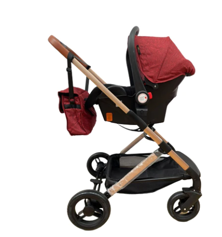 Carucior copii, 3 in 1, ultrapliabil si cu landou reversibil, cu perna reductoare in interior [5]