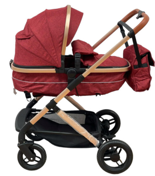 Carucior copii, 3 in 1, ultrapliabil si cu landou reversibil, cu perna reductoare in interior [6]