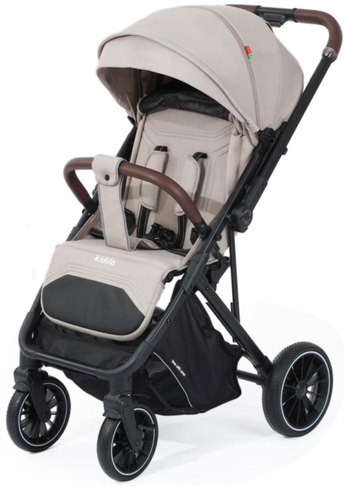 Carucior Copii , sport cu pozitie de somn, pliere troler, Spatar reglabil, Tehnologia One-Hand Folding, copertina extensibila, maner reversibil [2]