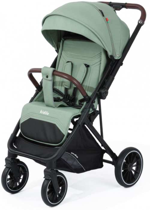 Carucior Copii , sport cu pozitie de somn, pliere troler, Spatar reglabil, Tehnologia One-Hand Folding, copertina extensibila, maner reversibil [2]