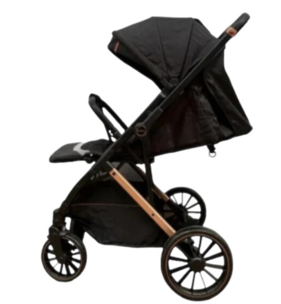 Carucior Copii, Tip sport cu pozitie de somn, Pliere Troller, Spatar reglabil, REVERSIBIL, Tehnologia inovatoare One-Hand Folding, Kidilo, negru [4]