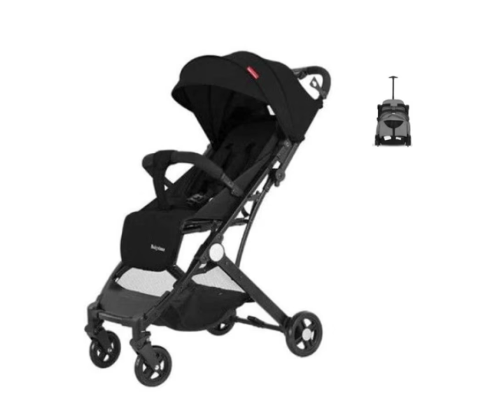 Carucior Copii, Tip sport cu pozitie de somn, Troller,Spatar reglabil prin centura, Tehnologia inovatoare One-Hand Folding, Negru90 x 105 x 50cm [2]