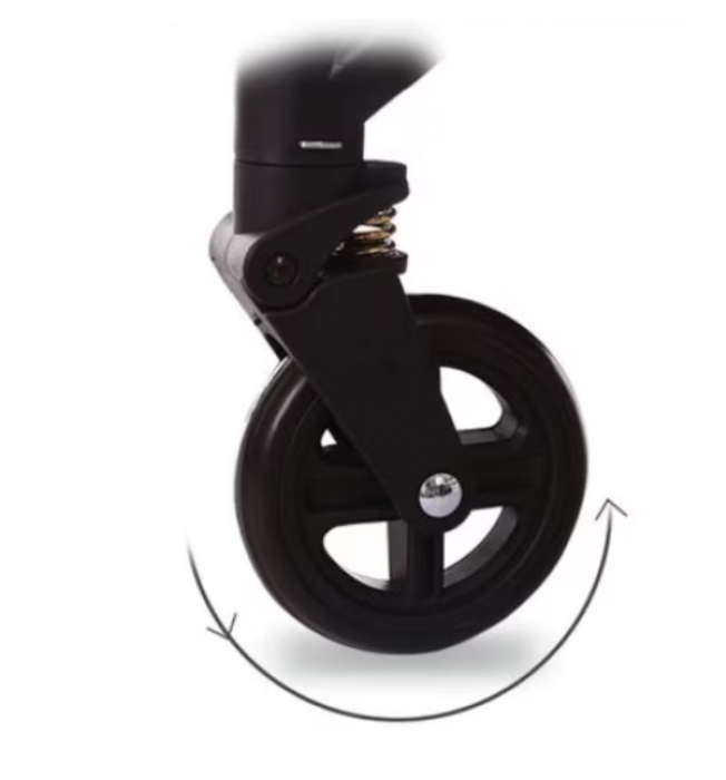 Carucior Copii, Tip sport cu pozitie de somn, Troller,Spatar reglabil prin centura, Tehnologia inovatoare One-Hand Folding, Negru90 x 105 x 50cm [3]