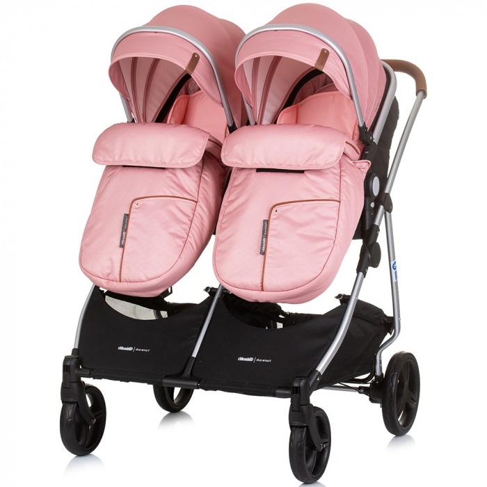 Carucior gemeni Chipolino Duo Smart 2 in 1 flamingo [5]