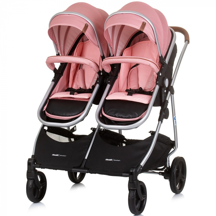 Carucior gemeni Chipolino Duo Smart 2 in 1 flamingo [4]