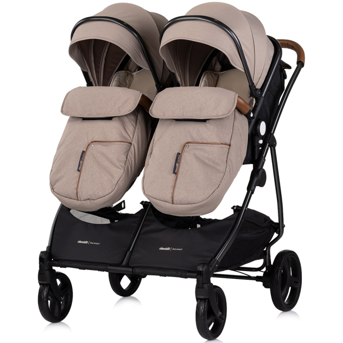 Carucior gemeni Chipolino Duo Smart 2 in 1 tiramisu [3]
