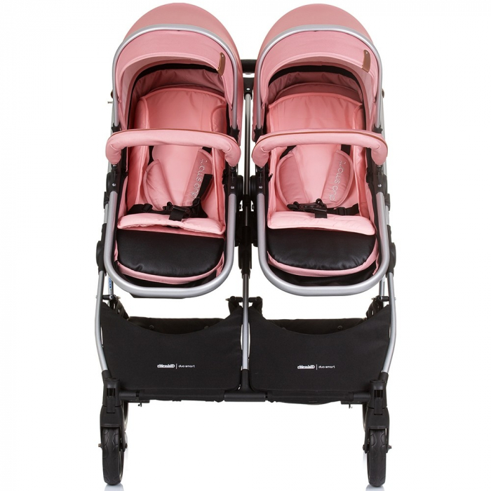 Carucior gemeni Chipolino Duo Smart 3 in 1 flamingo [8]