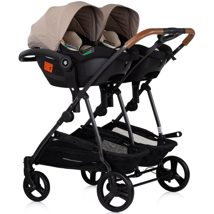 Carucior gemeni Chipolino Duo Smart 3 in 1 tiramisu [18]