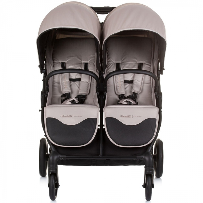 Carucior gemeni Chipolino Top Stars macadamia [2]