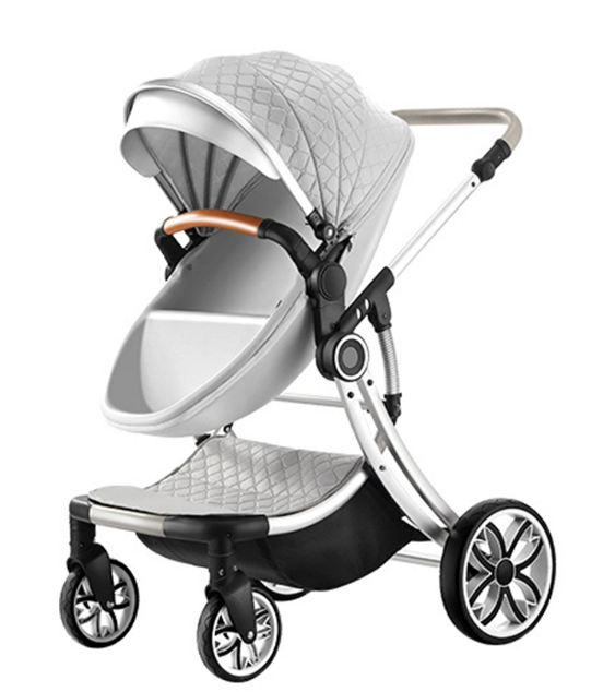 Carucior multifunctional 2 in 1, Forma anatomica pentru landou, Suspensie dubla [1]