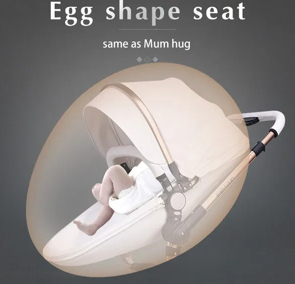 Carucior multifunctional 3 in 1, Forma anatomica pentru landou, Suspensie dubla si Geanta scutece [12]